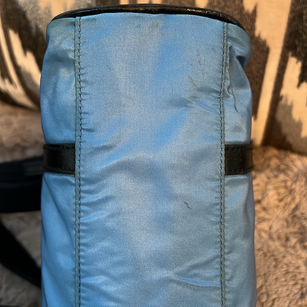 PRADA Nylon Blue Long Strap Shoulder bag casual / sporty look - priced to sell - Picture 13 of 17